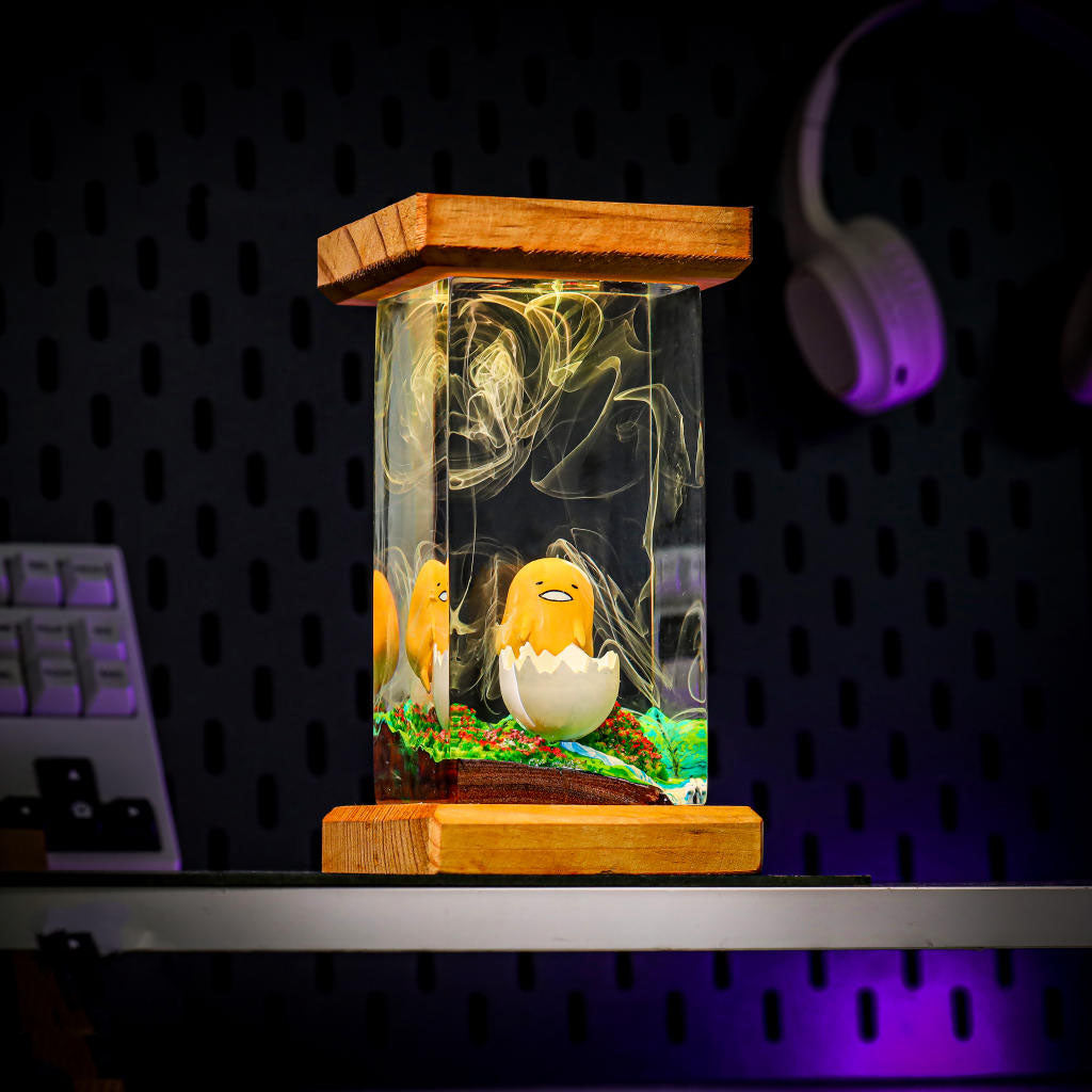 Gudetama Resin Lamp