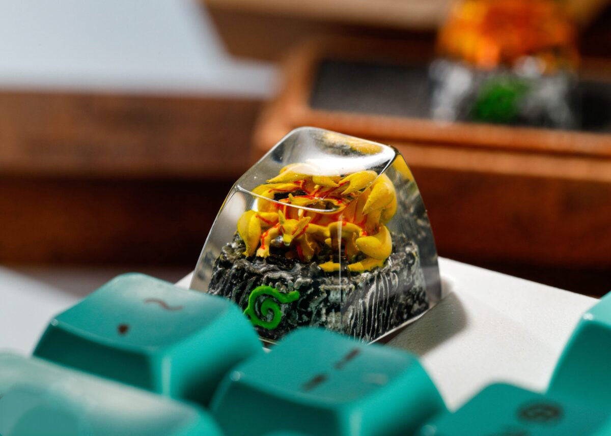 YELLOW KYUUBI NARUTO – ARTISAN KEYCAP