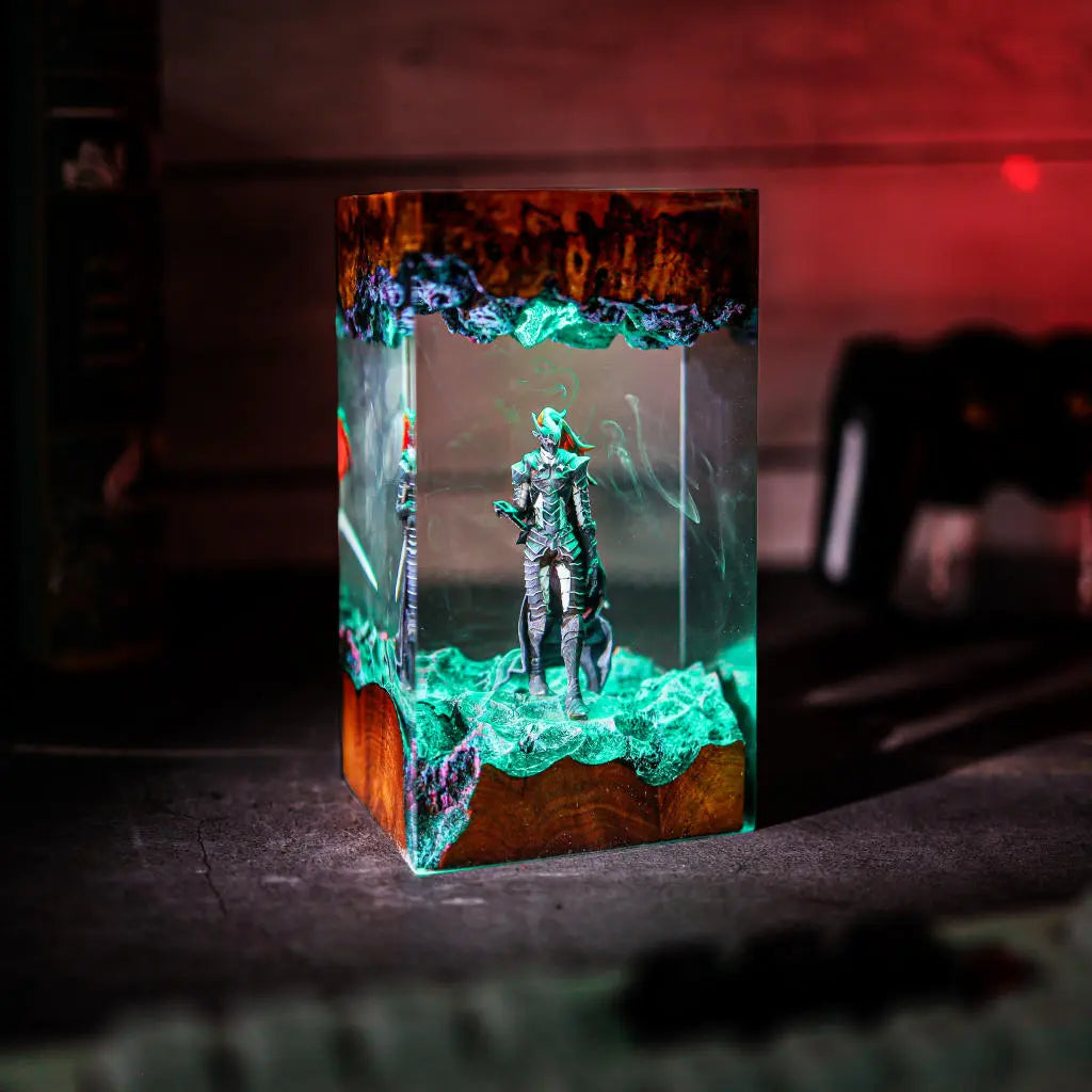 Solo Leveling Igris the Bloodred Resin Lamp