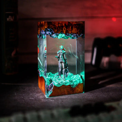 Solo Leveling Igris the Bloodred Resin Lamp