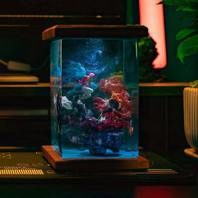 Rengoku vs Akaza Demon Slayer Resin Lamp