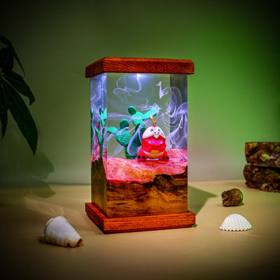 Fuecoco Pokémon Resin Lamp