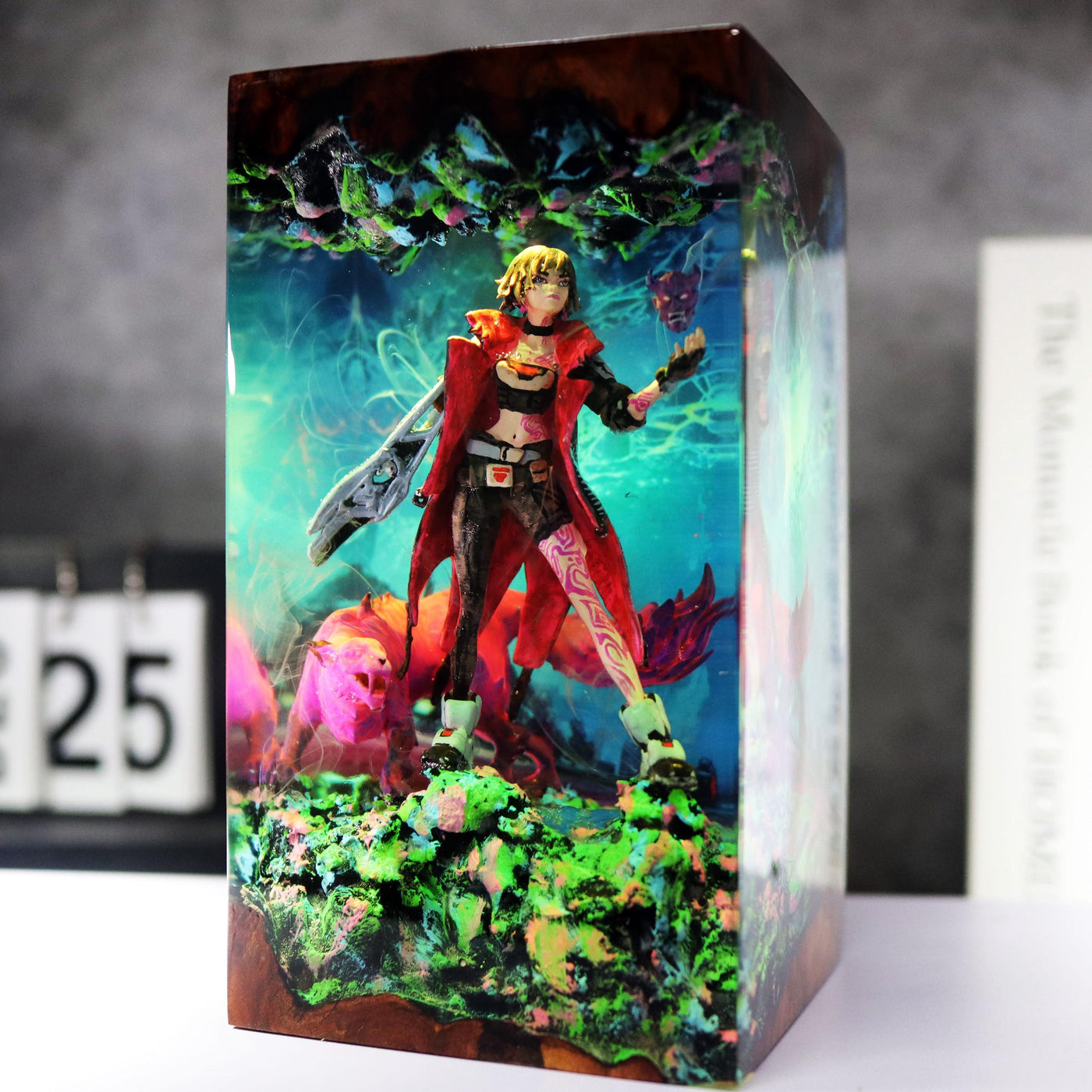 Vex Dark Siren Borderlands 4 Resin Lamp