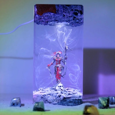 Purge Inquisitor Warhammer 40K Resin Lamp