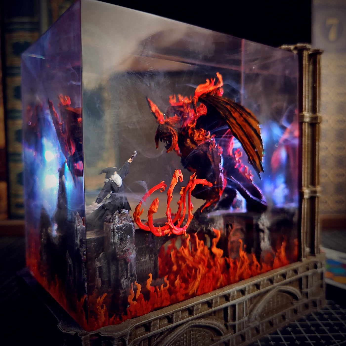 Balrog Galdaf LOTR Resin Lamp