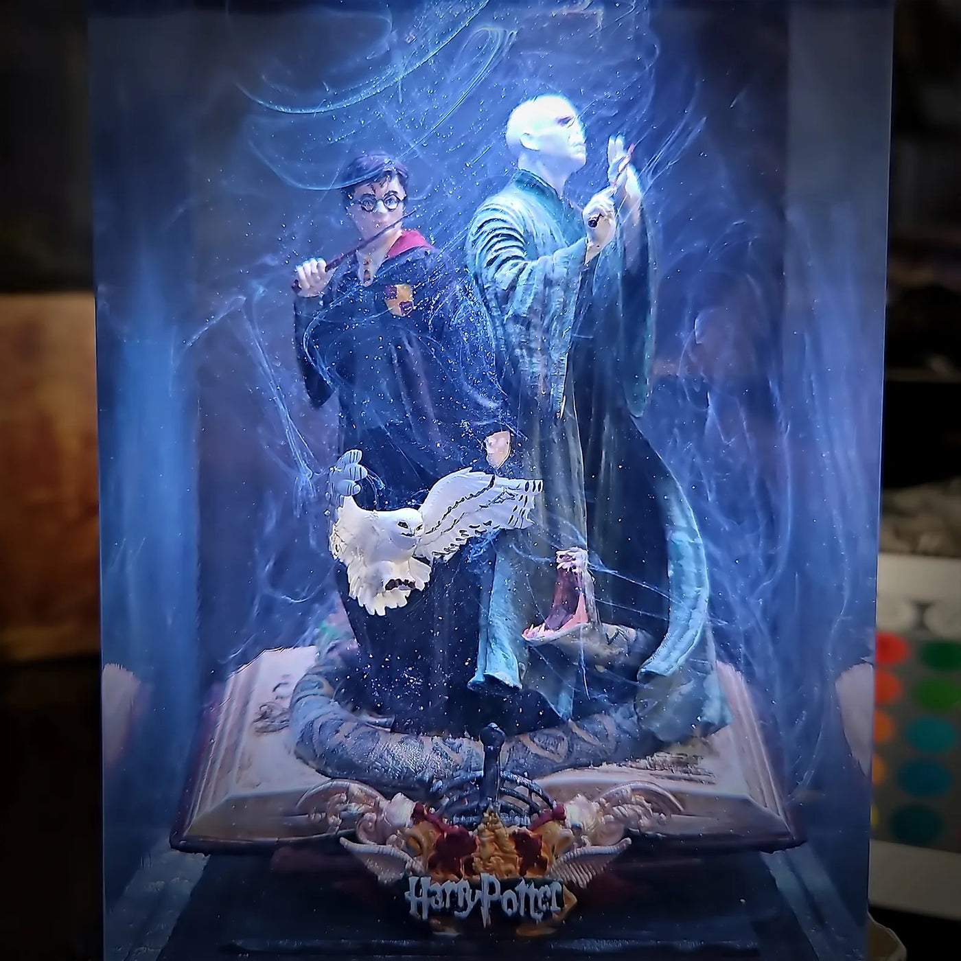 Harry Potter & Lord Voldemort Resin Lamp