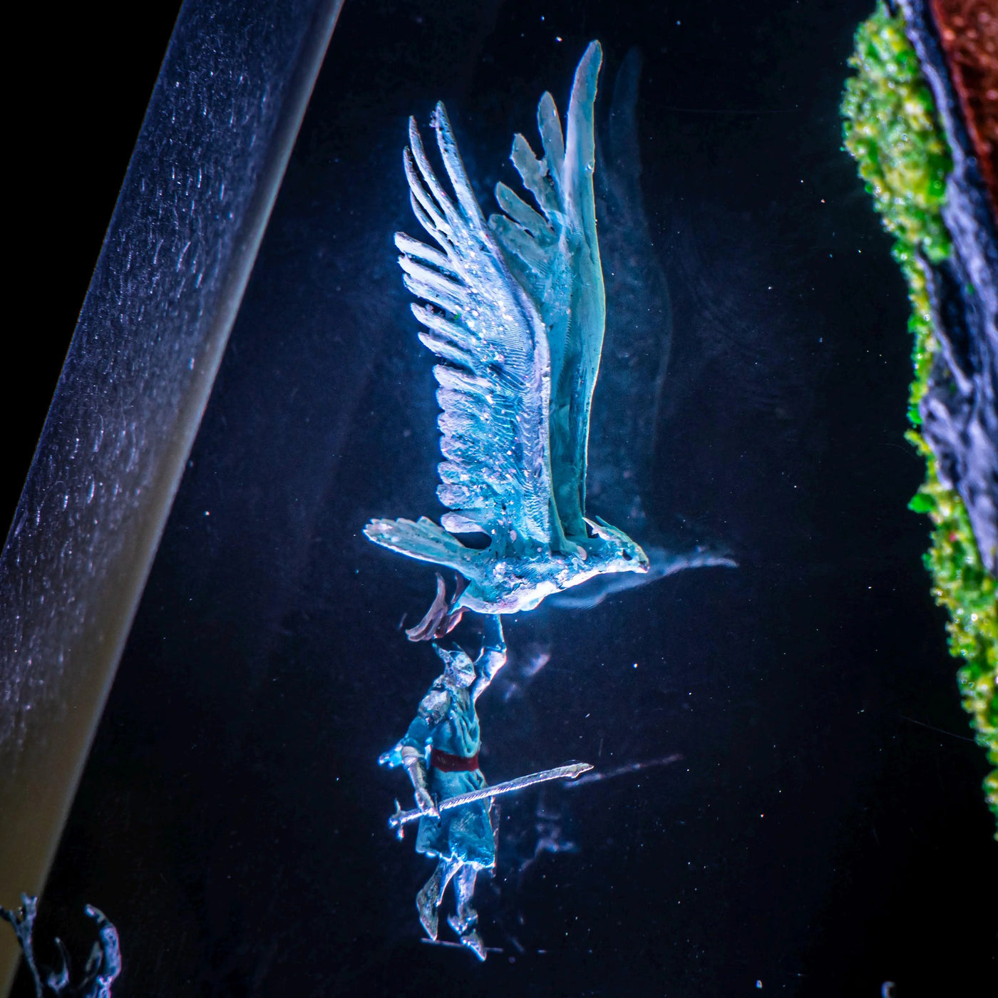 Fallen Knight Tarnished Resin Lamp