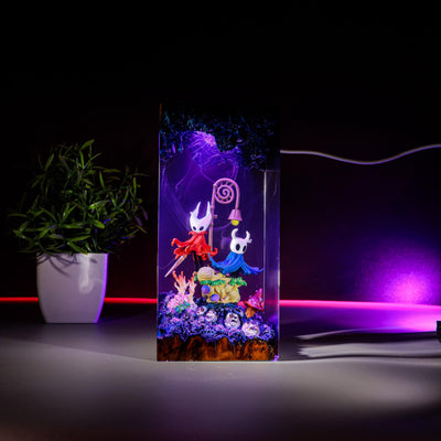 Silksong The Knight & Hornet Hollow Knight Resin Lamp