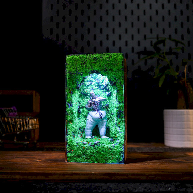 Self-Made Man Statue Epoxy Night Lamp