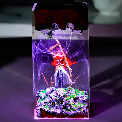 Malenia Blade of Miquella Elden Ring Resin Lamp