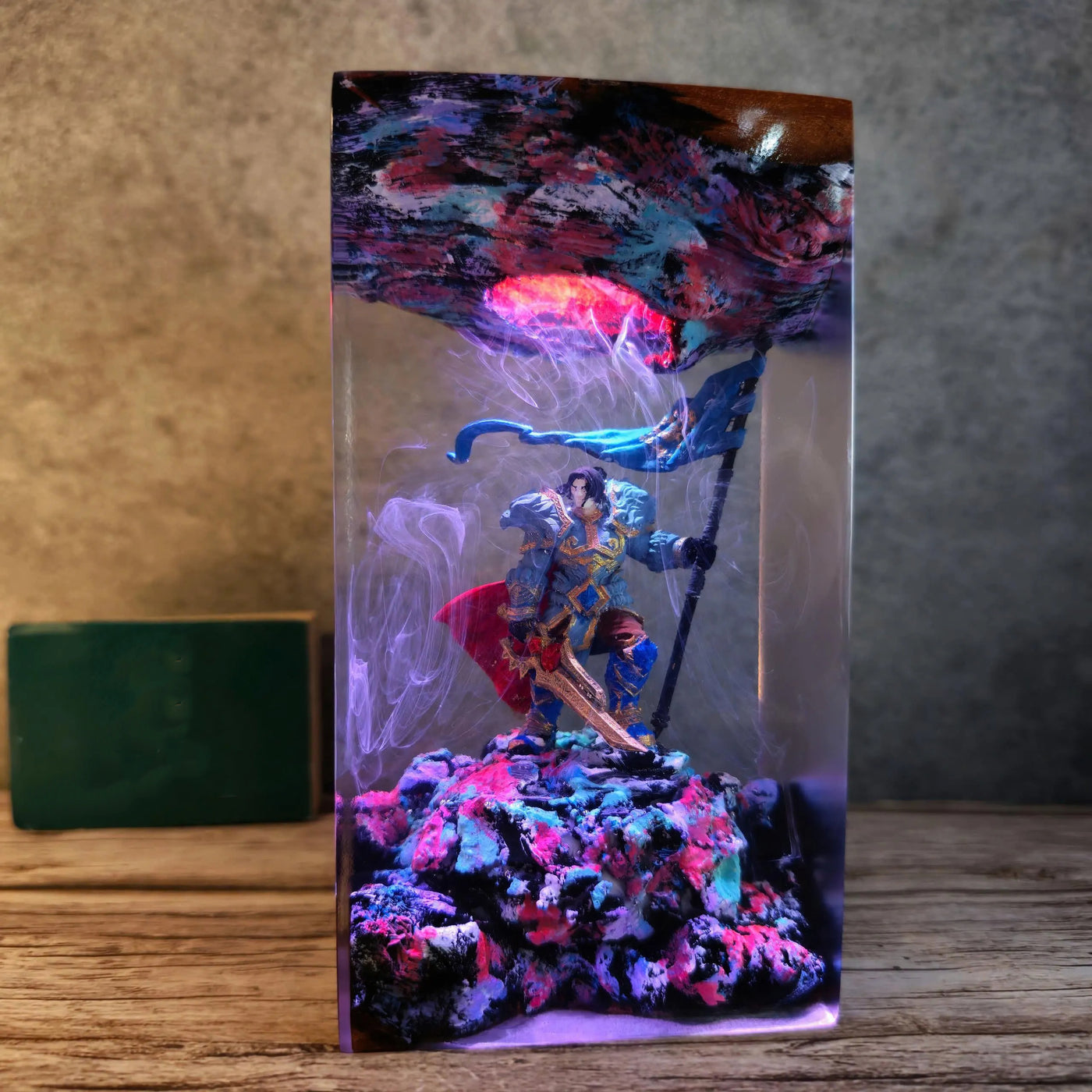 Varian Wrynn Warcraft 3 Resin Lamp