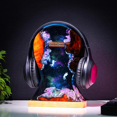 Custom Galaxy Headphone Stand