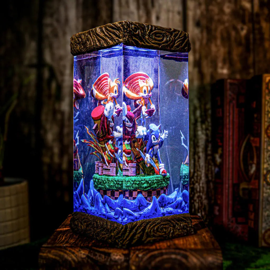Team Sonic Resin Lamp