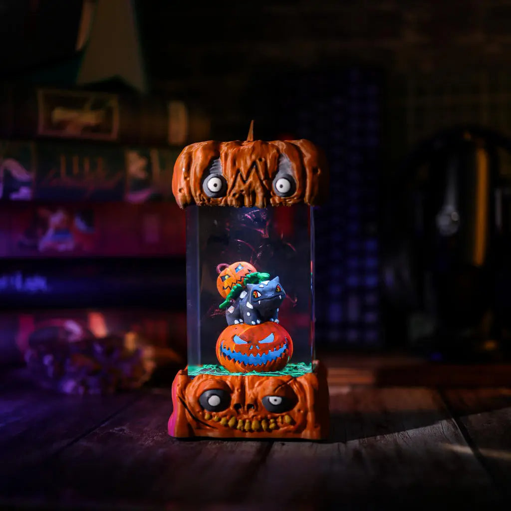 Bulbasaur Pokémon Halloween Resin Lamp