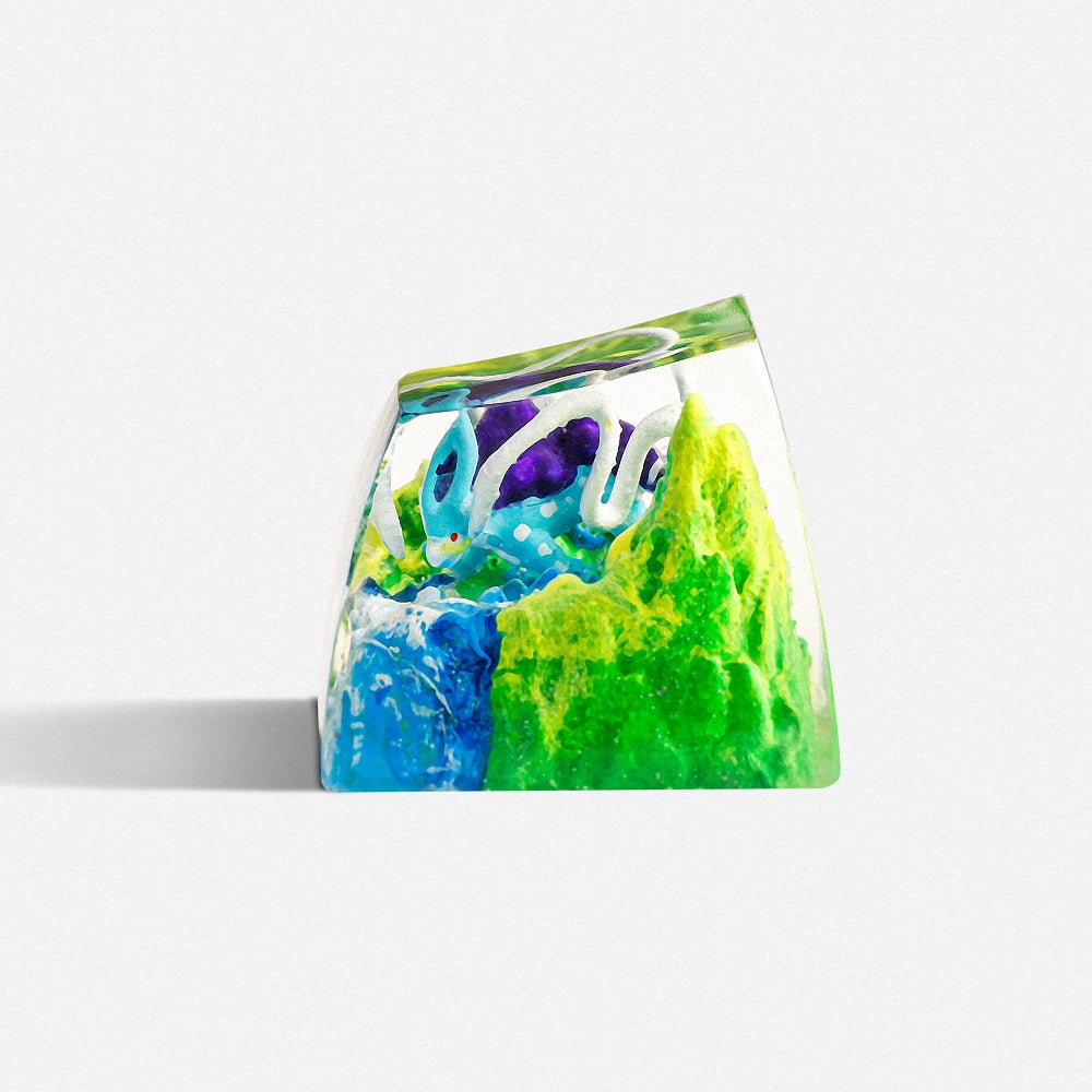 Pokemon - Suicune Artisan Keycap  6