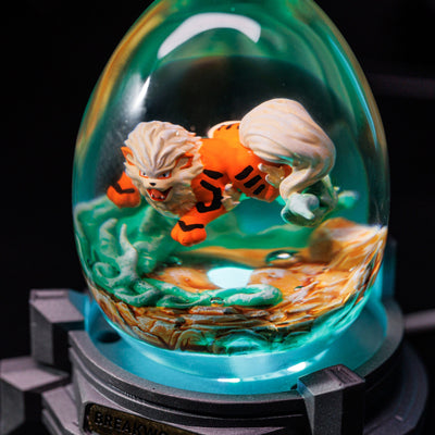 Loyal Arcanine Pokemon Resin Lamp Egg