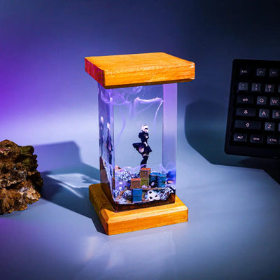 2B NieR Automata Resin Lamp