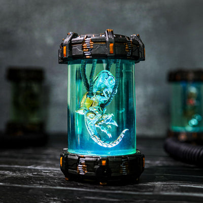 Raptor Dinosaur Resin Lamp