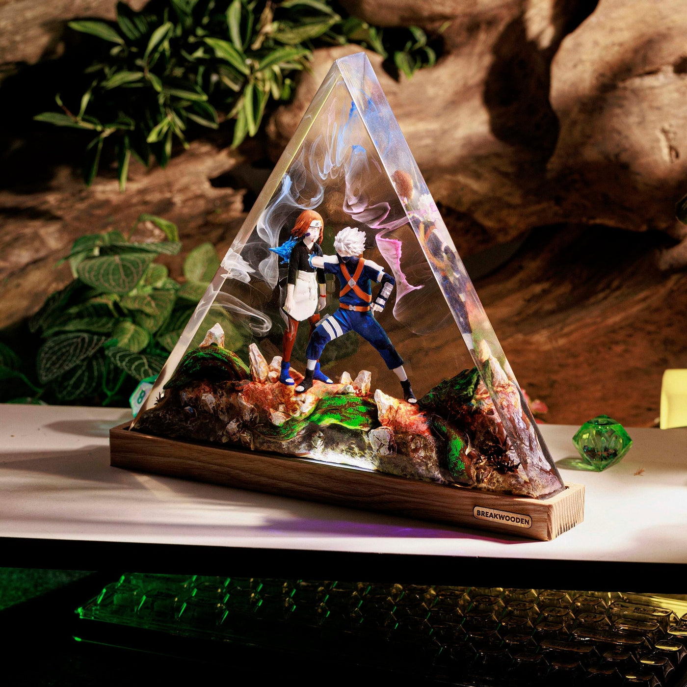 Kakashi x Rin Resin Lamp