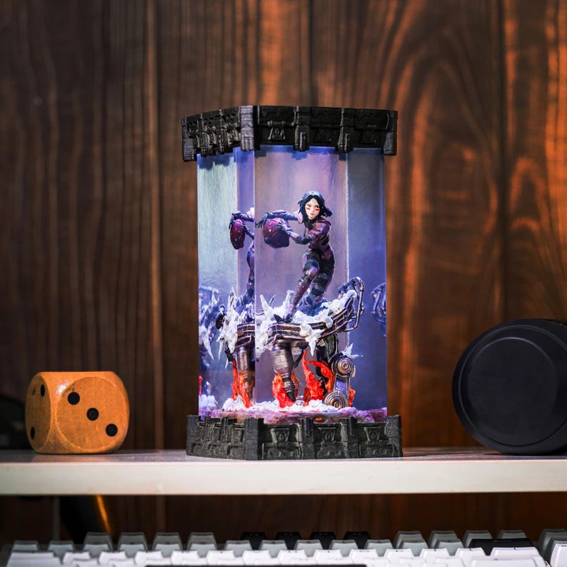 Alita Battle Angel Epoxy Night Lamp