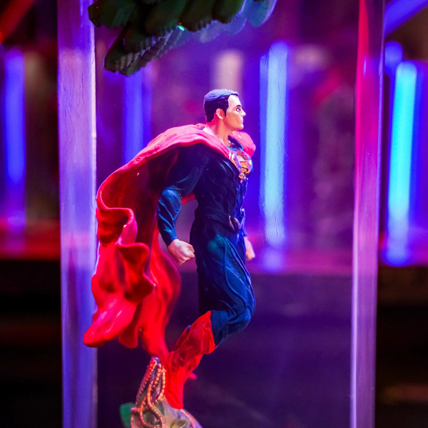 Superman Black Suit DC Comics Resin Lamp