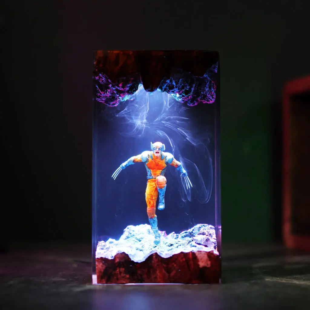 Wolverine X-Men Marvel Resin Lamp