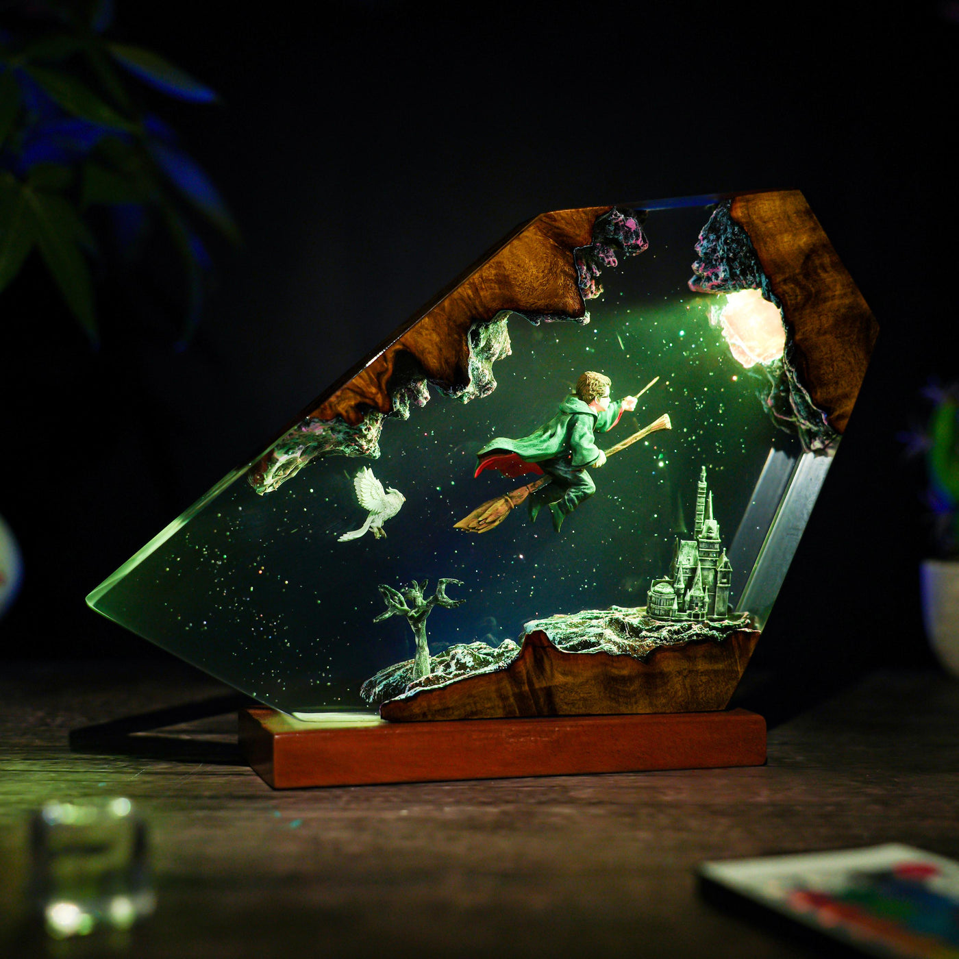 Hedwig Harry Potter Resin Lamp