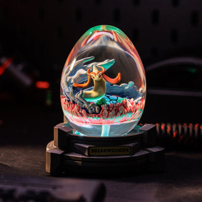 Milotic Pokemon Resin Lamp Egg