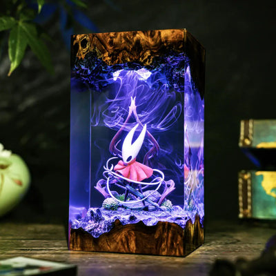Silksong Hornet Hollow Knight Resin Lamp