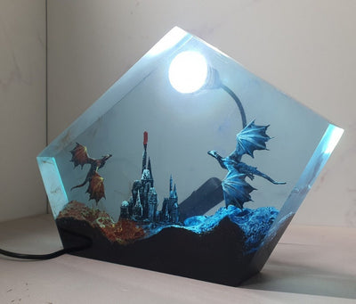 Dragon Resin Lamp 3