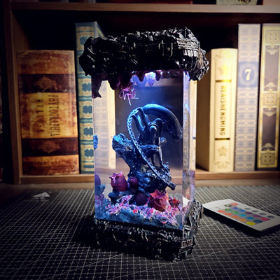 Alien Space Monster Resin Lamp