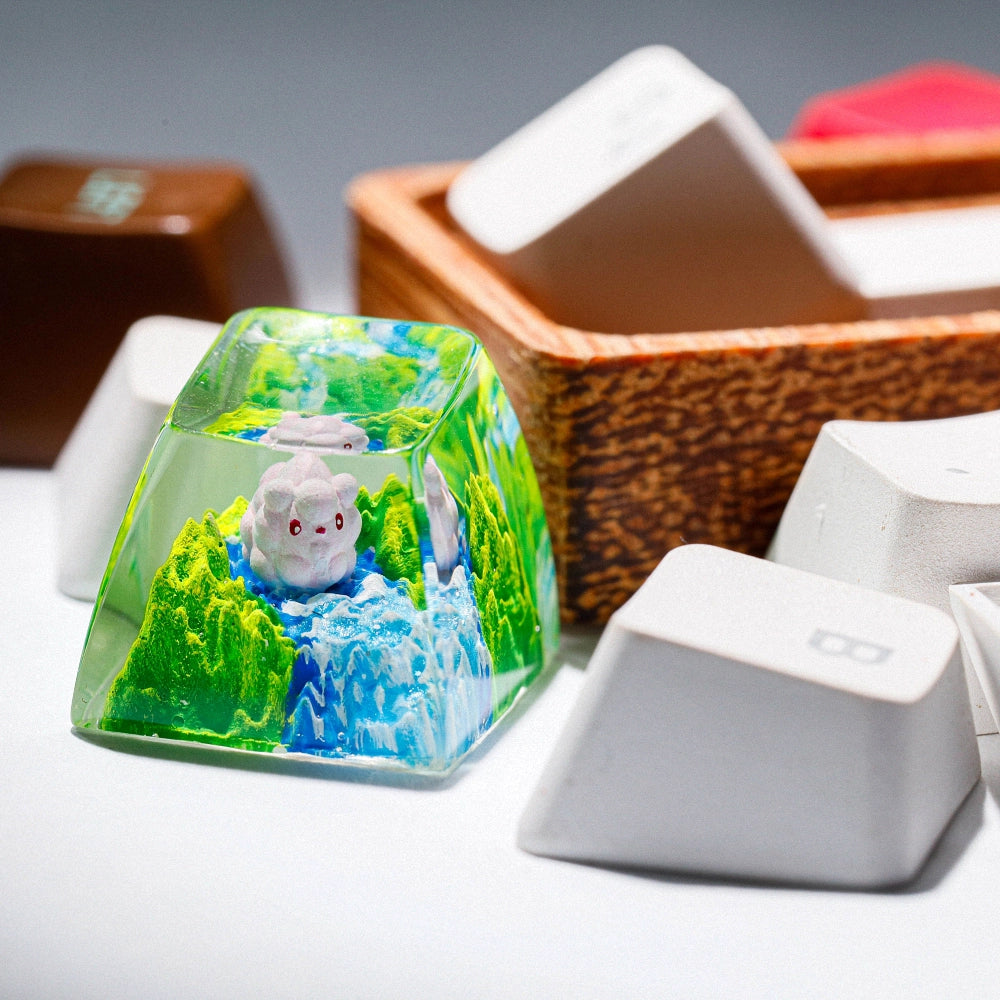 Pokemon - Swirlix Artisan Keycap