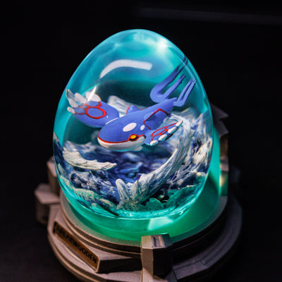 Kyogre Pokemon Resin Lamp Egg