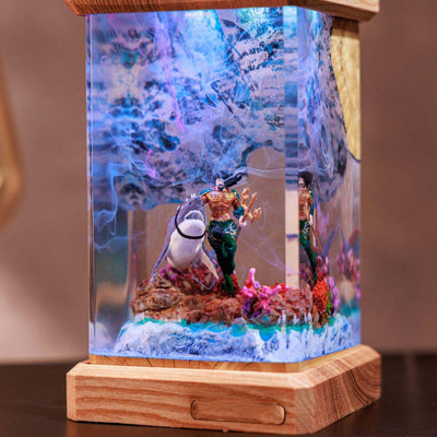 Superhero Aquaman of The Sea Resin Lamp