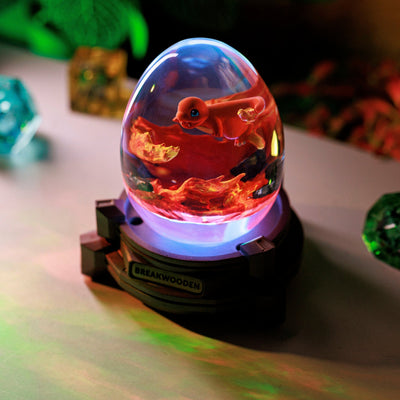 Fire Charmander Resin Lamp Egg