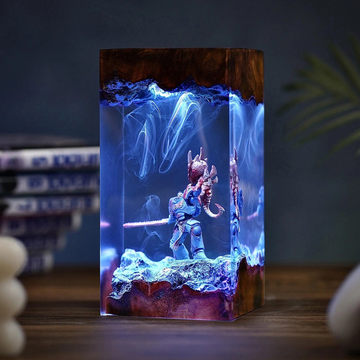 Captain Titus Warhammer 40K Resin Lamp