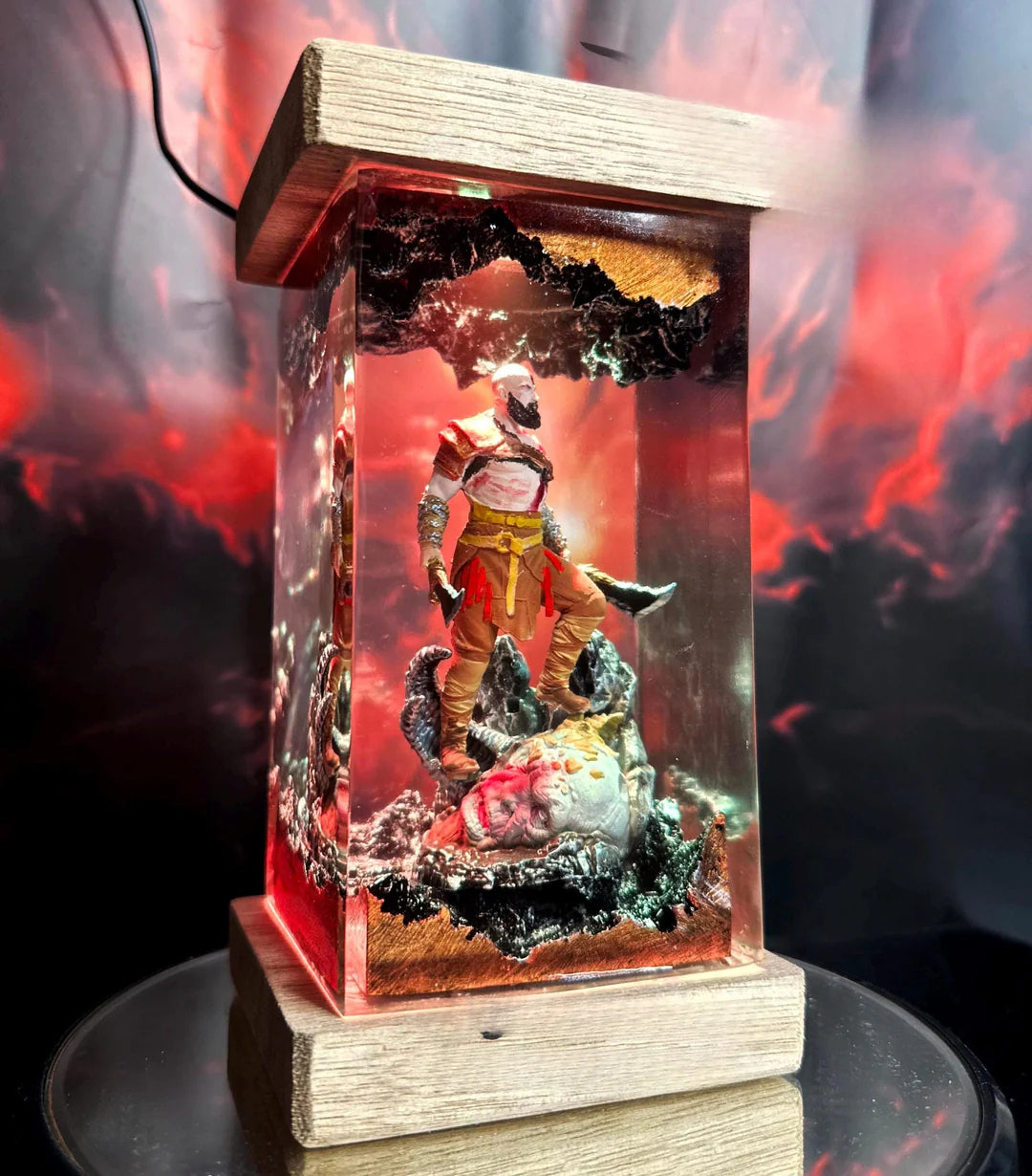 Kratos God Of War Resin Lamp