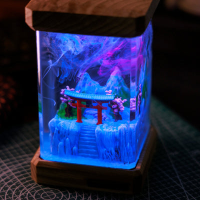 Frozen Torri Gate Resin Lamp