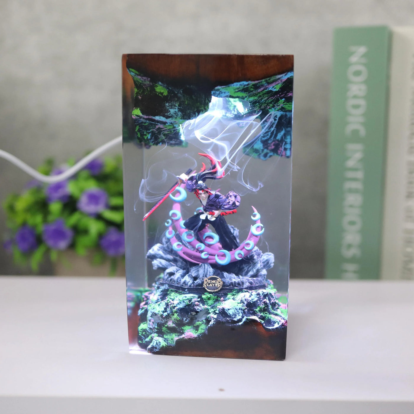 Kokushibo Demon Slayer Resin Lamp