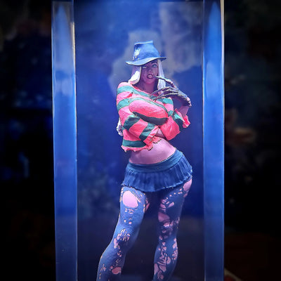 Jason Girl Horror Resin Lamp