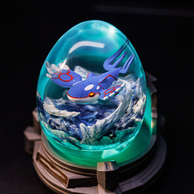 Kyogre Pokemon Resin Lamp Egg
