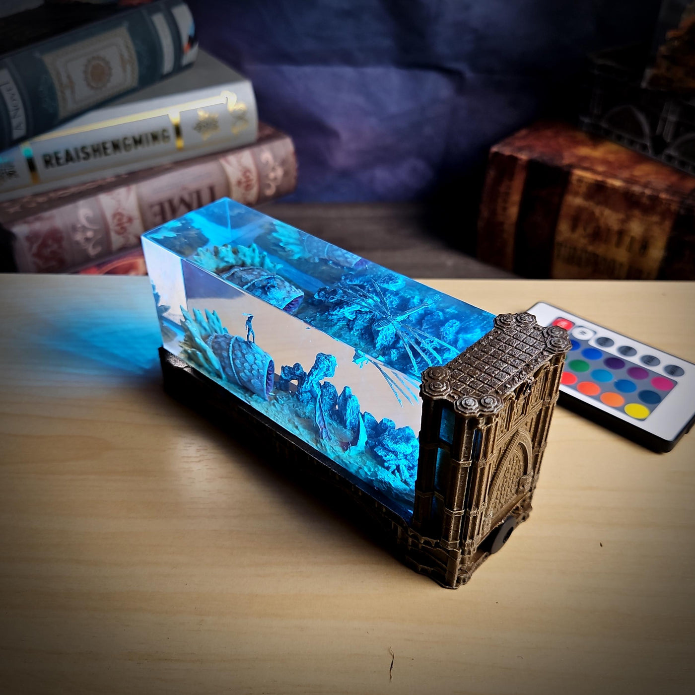 Paul Atreides Sandworm Dune Resin Lamp