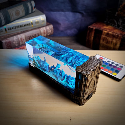 Paul Atreides Sandworm Dune Resin Lamp