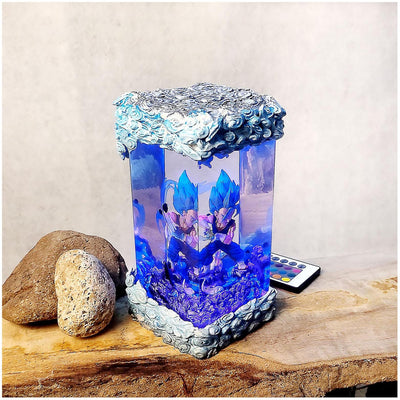 Dragon Ball Gogeta Chibi Resin Lamp