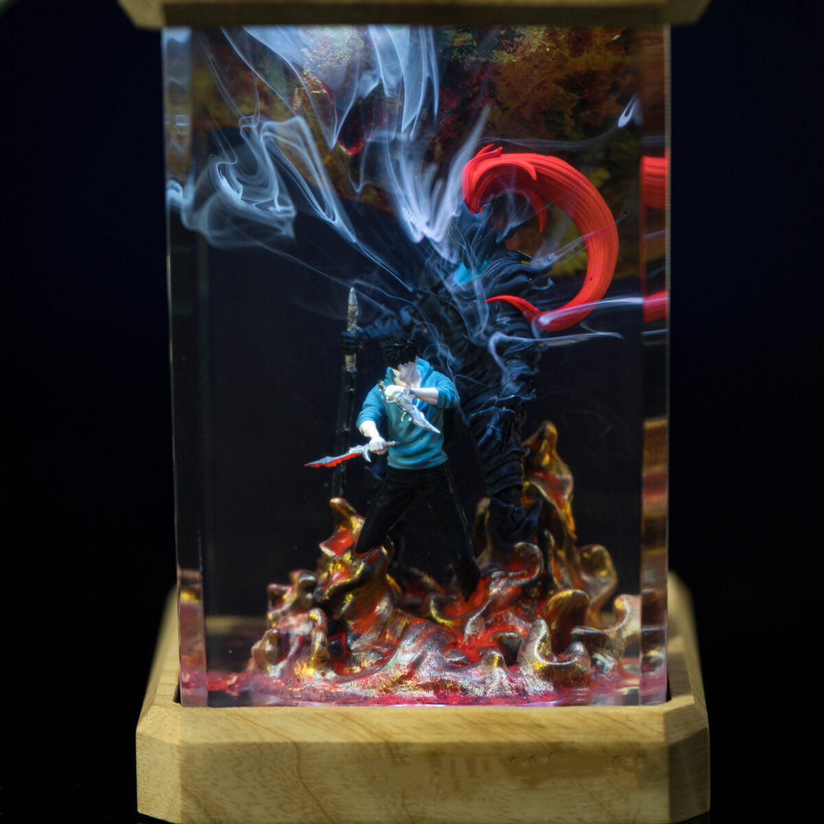 Sung Jin Woo Resin Lamp