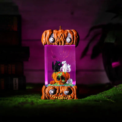 Toothless and Light Fury Halloween Resin Lamp