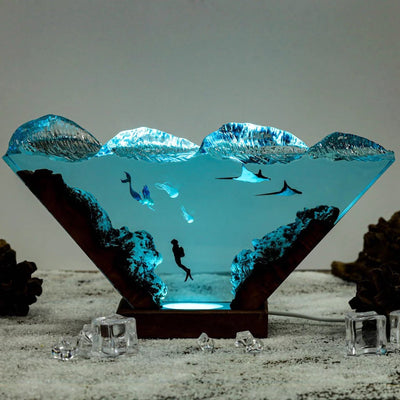 Mermaid and Diver Night Lights ver 2