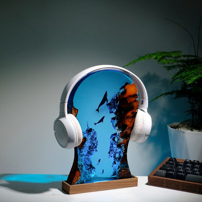 Whale Resin Epoxy Lamp