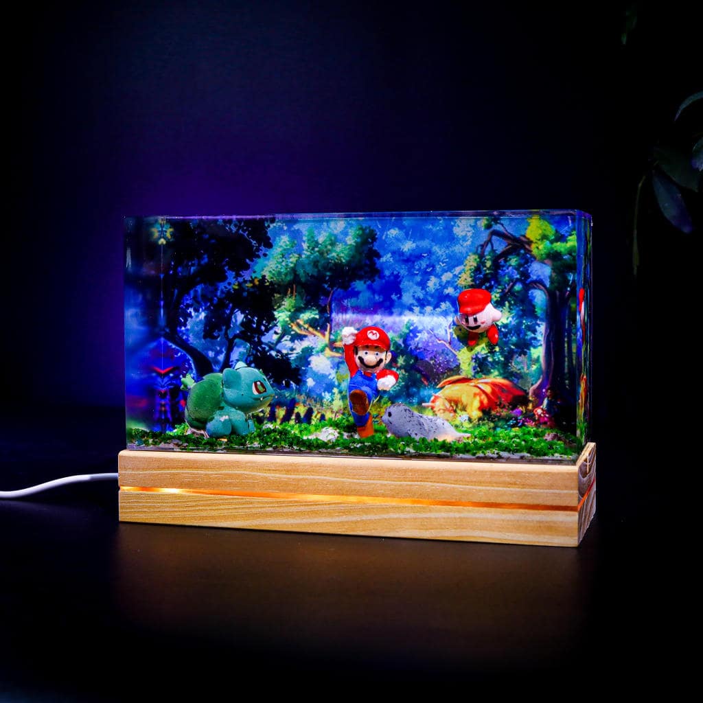 Mario X Pokémon Epoxy Night Light