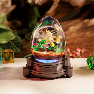 Marvelous Meowth Resin Lamp Egg